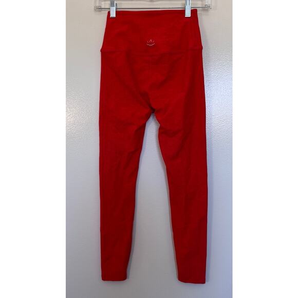Beyond Yoga Spacedye At Your Leisure Legging in Firecracker Red Heather Size XS - Picture 4 of 5